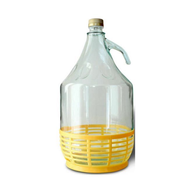 Δαμιζάνα (Νταμιτζάνα) γυάλινη 5L