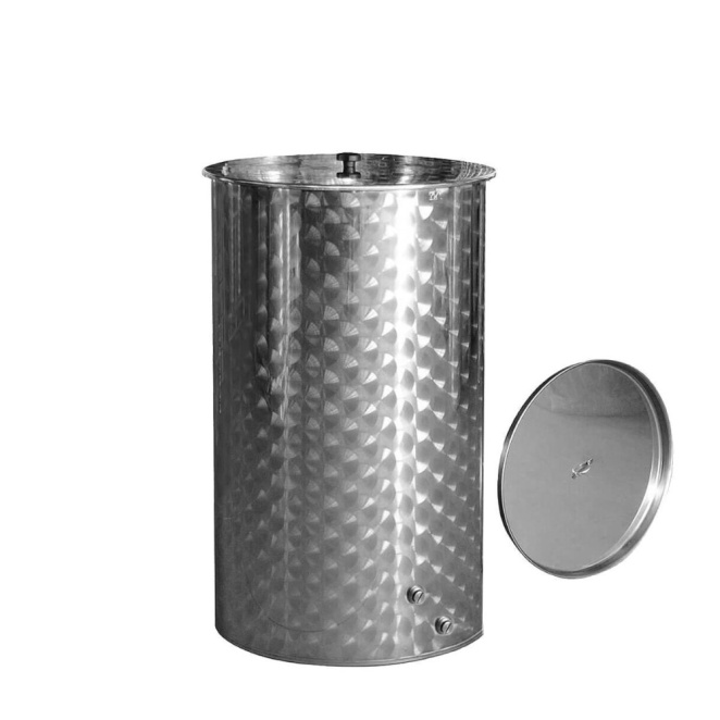 Δοχείο Inox με δυο κάνουλες 100L Quattro Effe