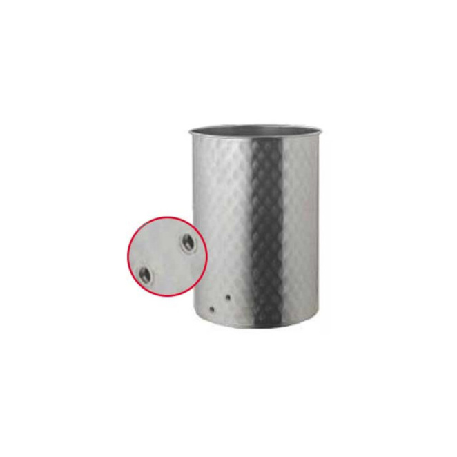 Δοχείο Inox με δυο κάνουλες 500L Quattro Effe