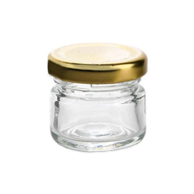 Βαζάκι Γυάλινο με καπάκι 30ml