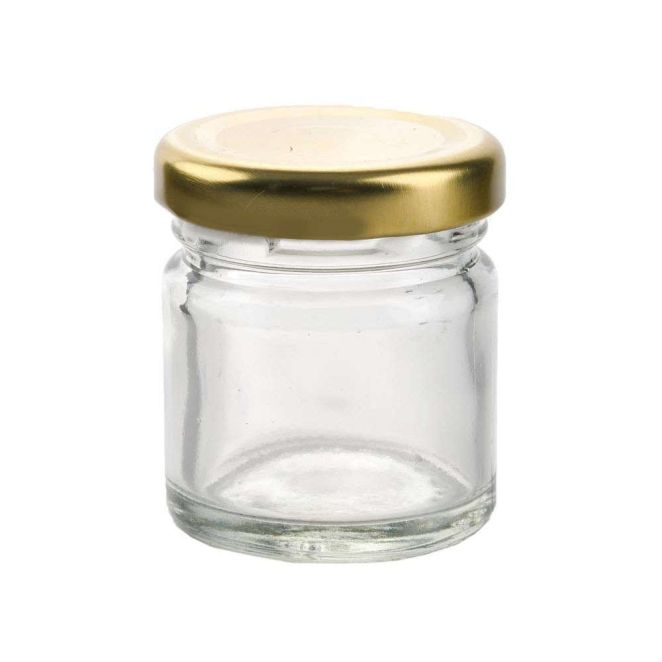 Βαζάκι Γυάλινο με καπάκι 40ml