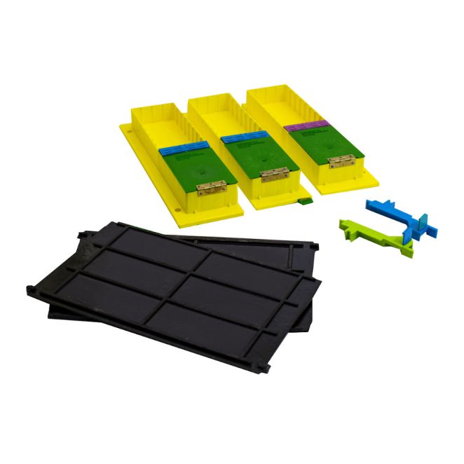 Plastic triple hive cell set Technoset