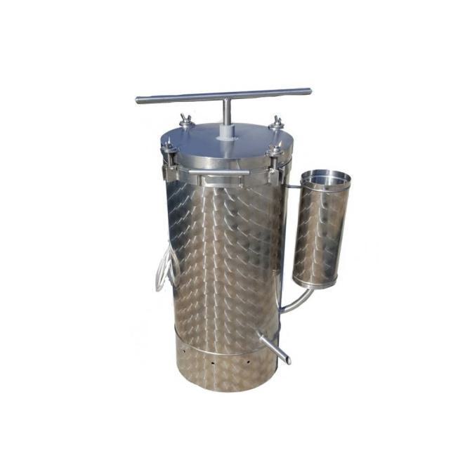 Κηροτήκτης Ατμού Inox 304 Ηλεκτρικός με Πρέσα