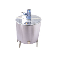 Electric honey extractor for 12 frames